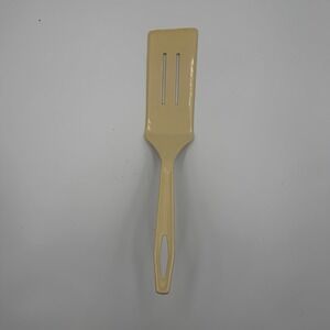 Vintage King Kraf Slotted Spatula Yellow Plastic USA Kitchen Utensil Flipper